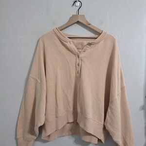 American Eagle Outfitters Peach Sweatshirt